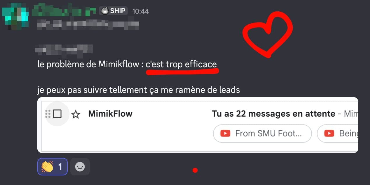 Un utilisateur explique qu'il n'arrive plus à suivre le nombre de leads reçus.
