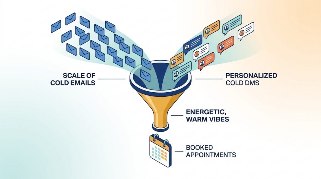 cold email vs cold DM : 5 clés pour décrocher plus de RDV