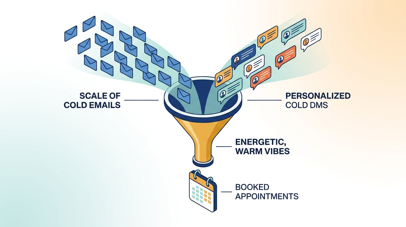 cold email vs cold DM